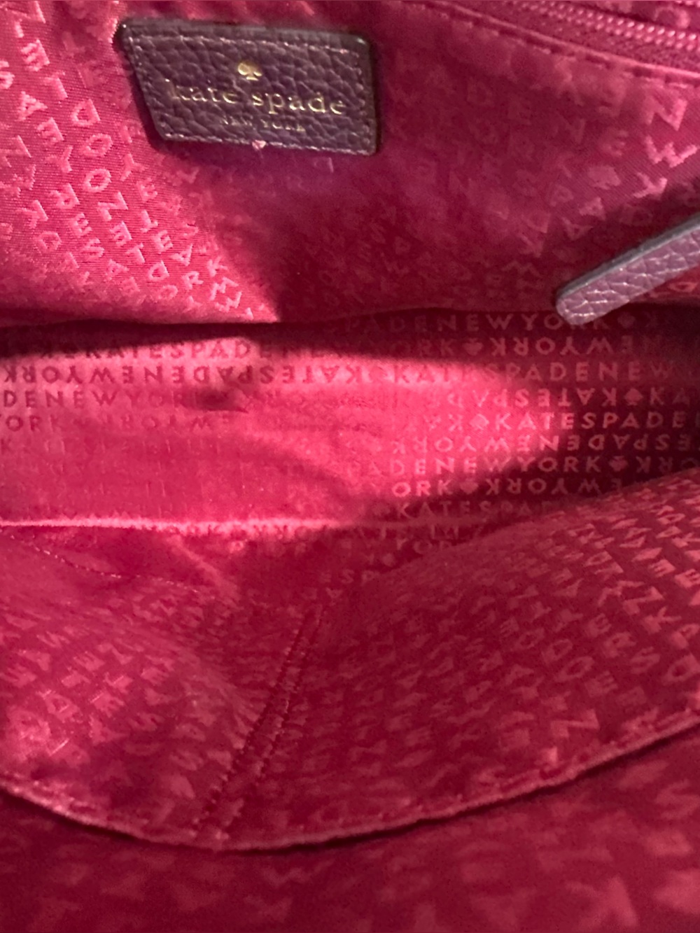 kate spade Plum Satchel Bag - Picture 8 of 10